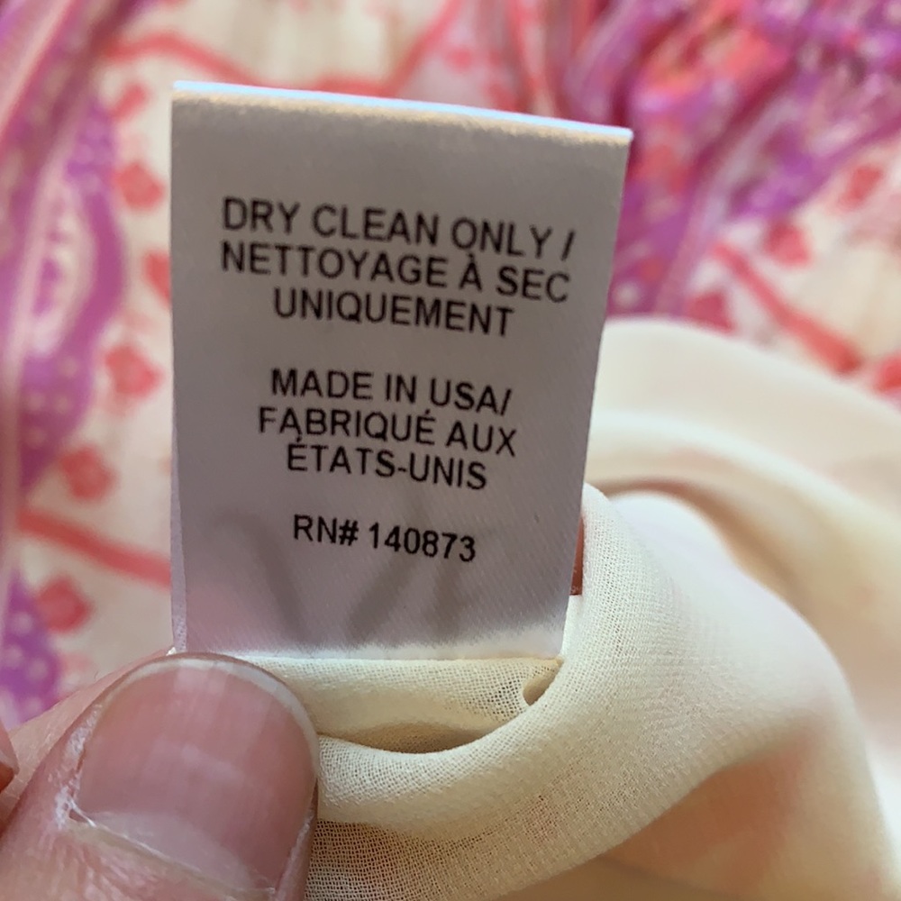 Gorgeous LoveShackFancy Silk Bohemian Dress - Size S - Picture 11 of 11